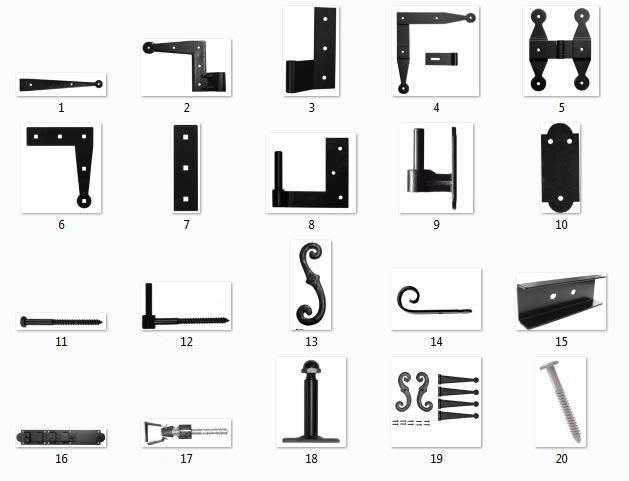 Exterior Shutter Hardware